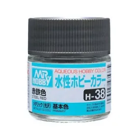 Aqueous - H38 Metallic Gloss Steel Red (Primary)