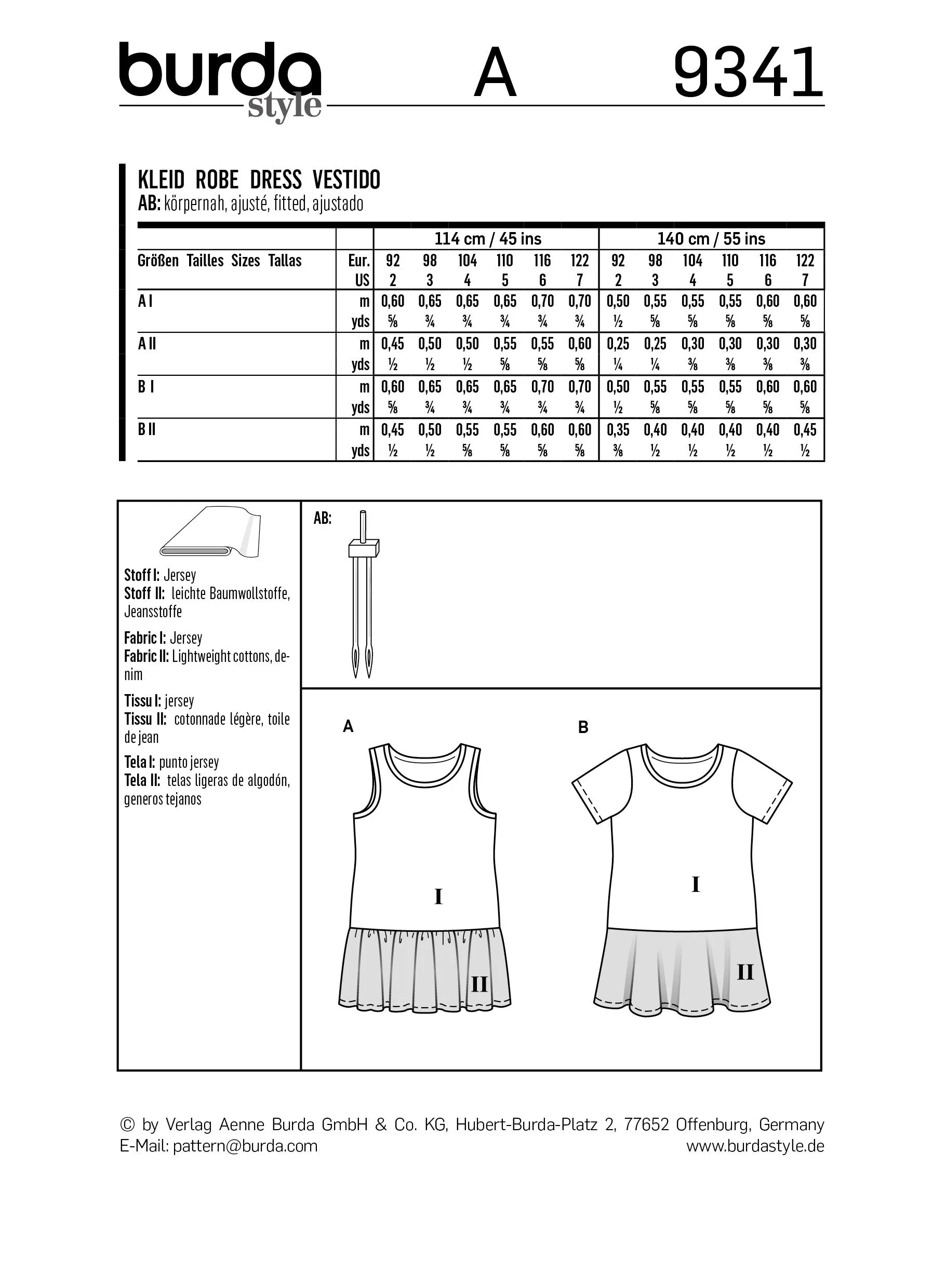 BD9341 Girls Summer Jersey Dresses