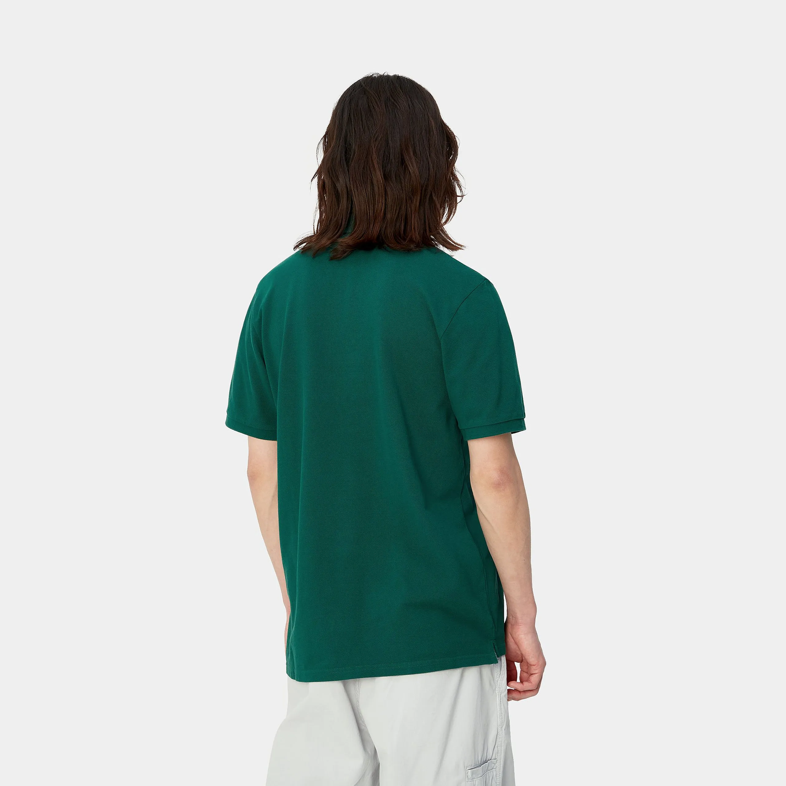 Carhartt Chase Pique Polo chervil Green loose fit