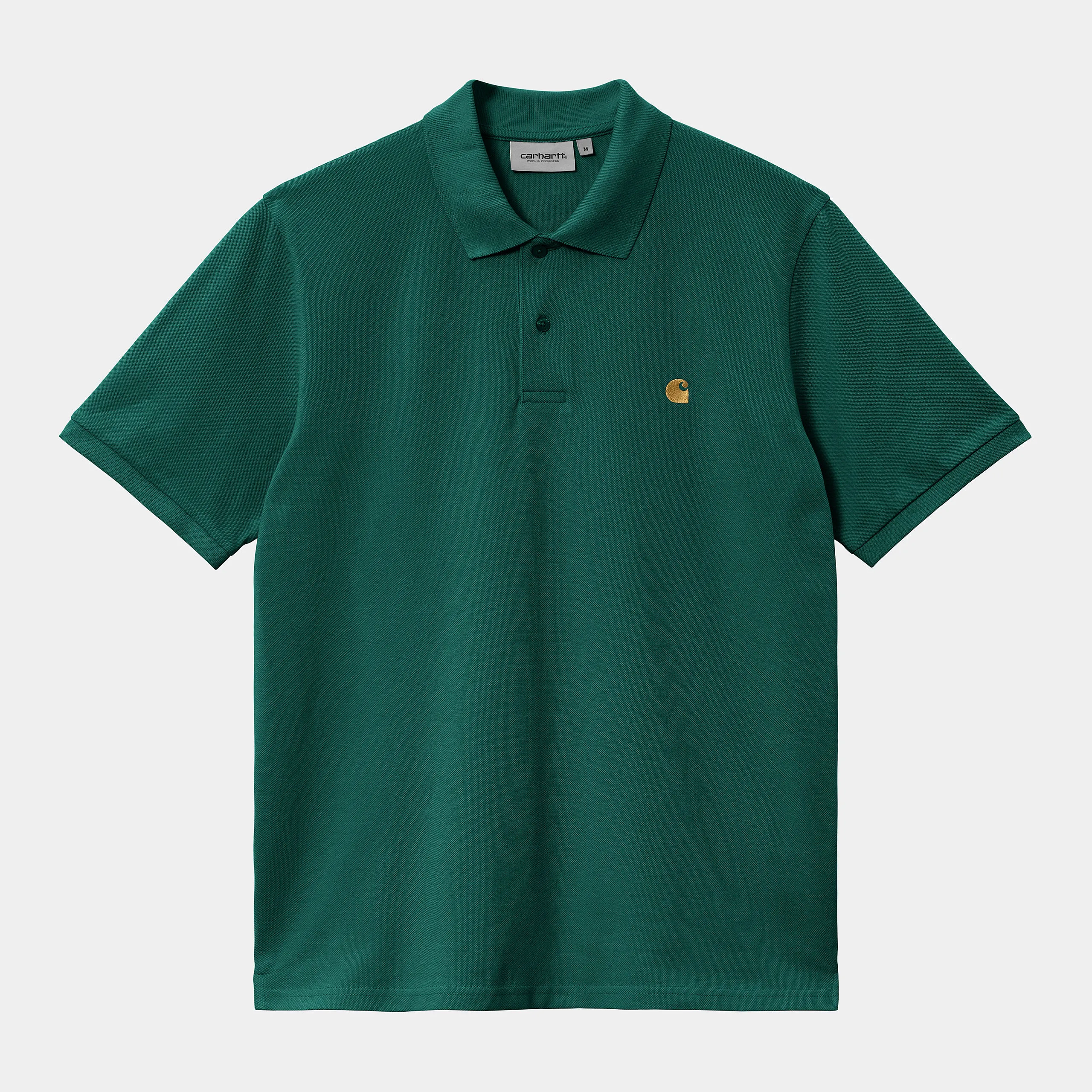 Carhartt Chase Pique Polo chervil Green loose fit