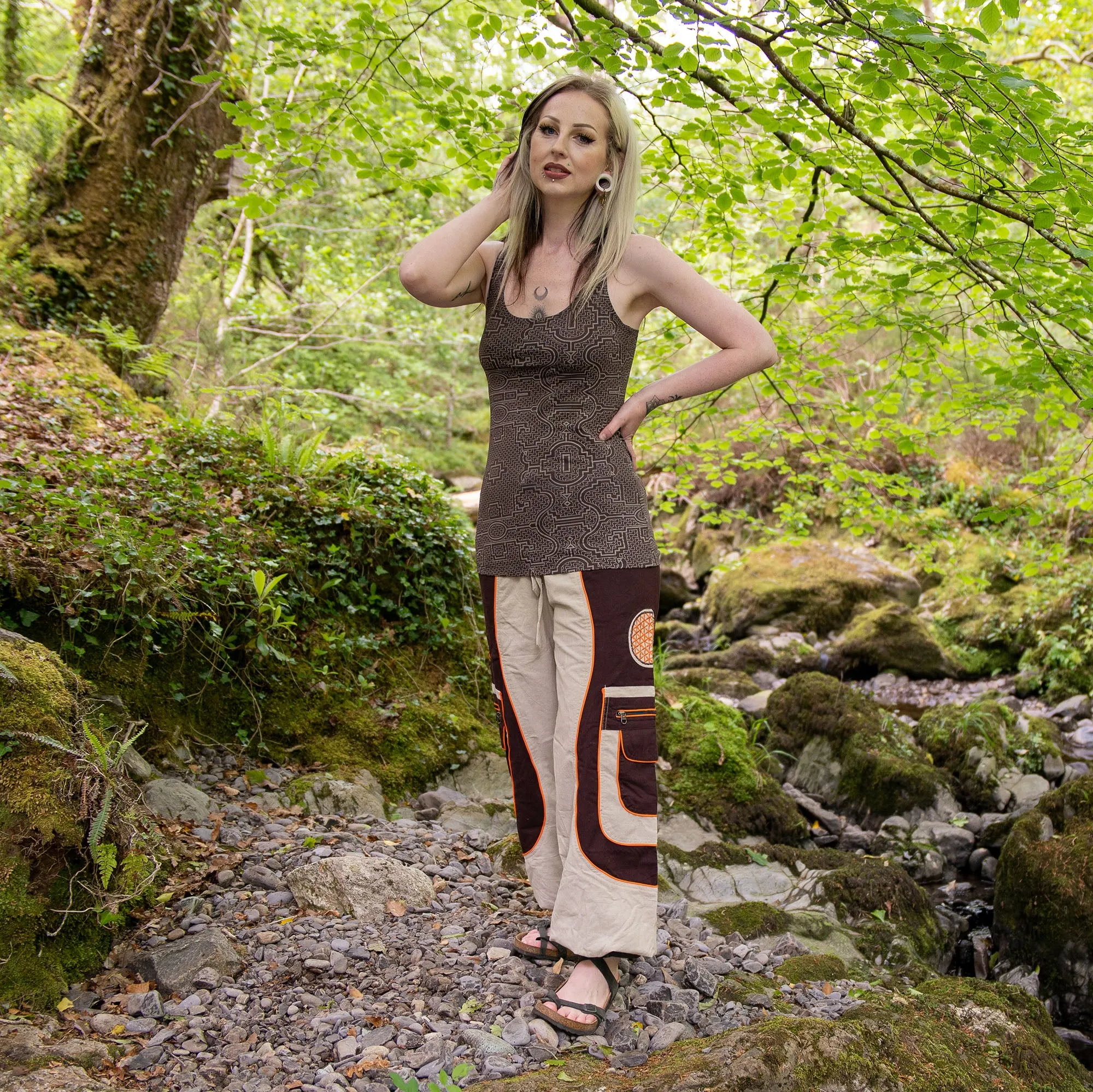 Flower of Life Hippie Pants