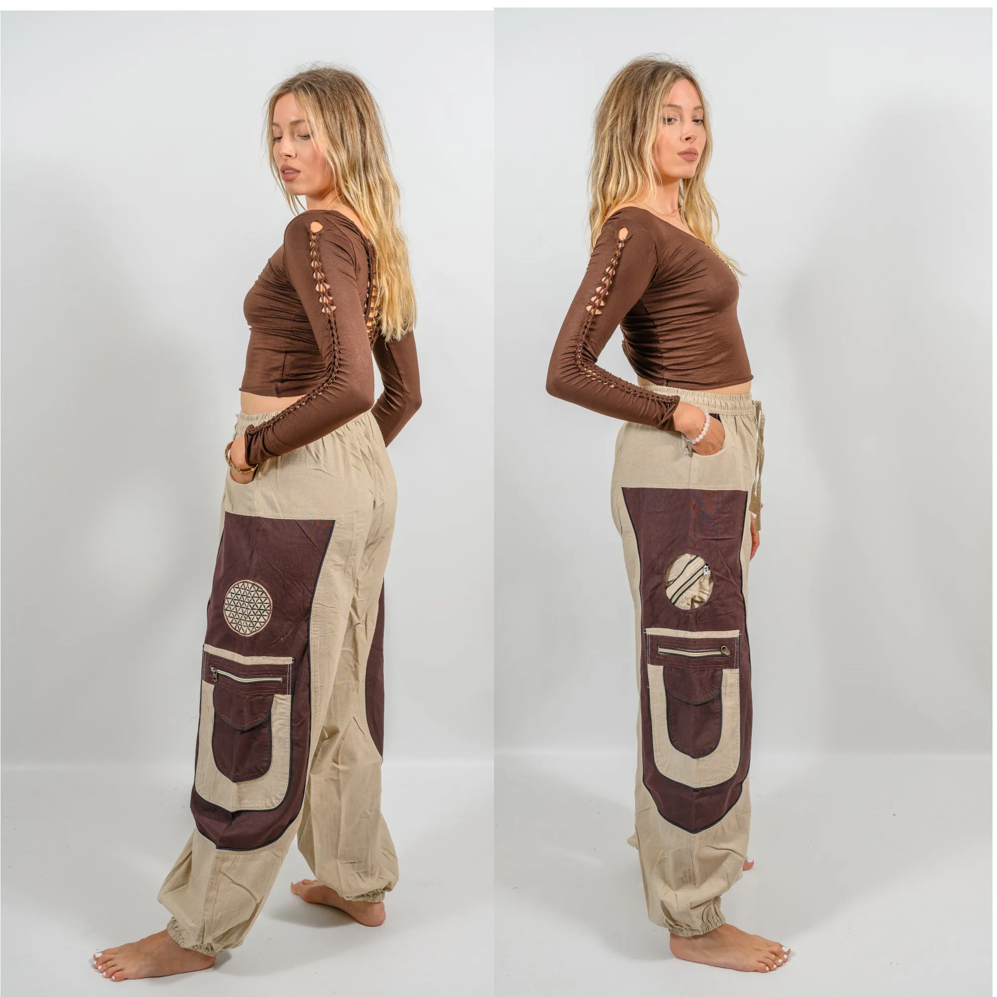 Flower of Life Hippie Pants