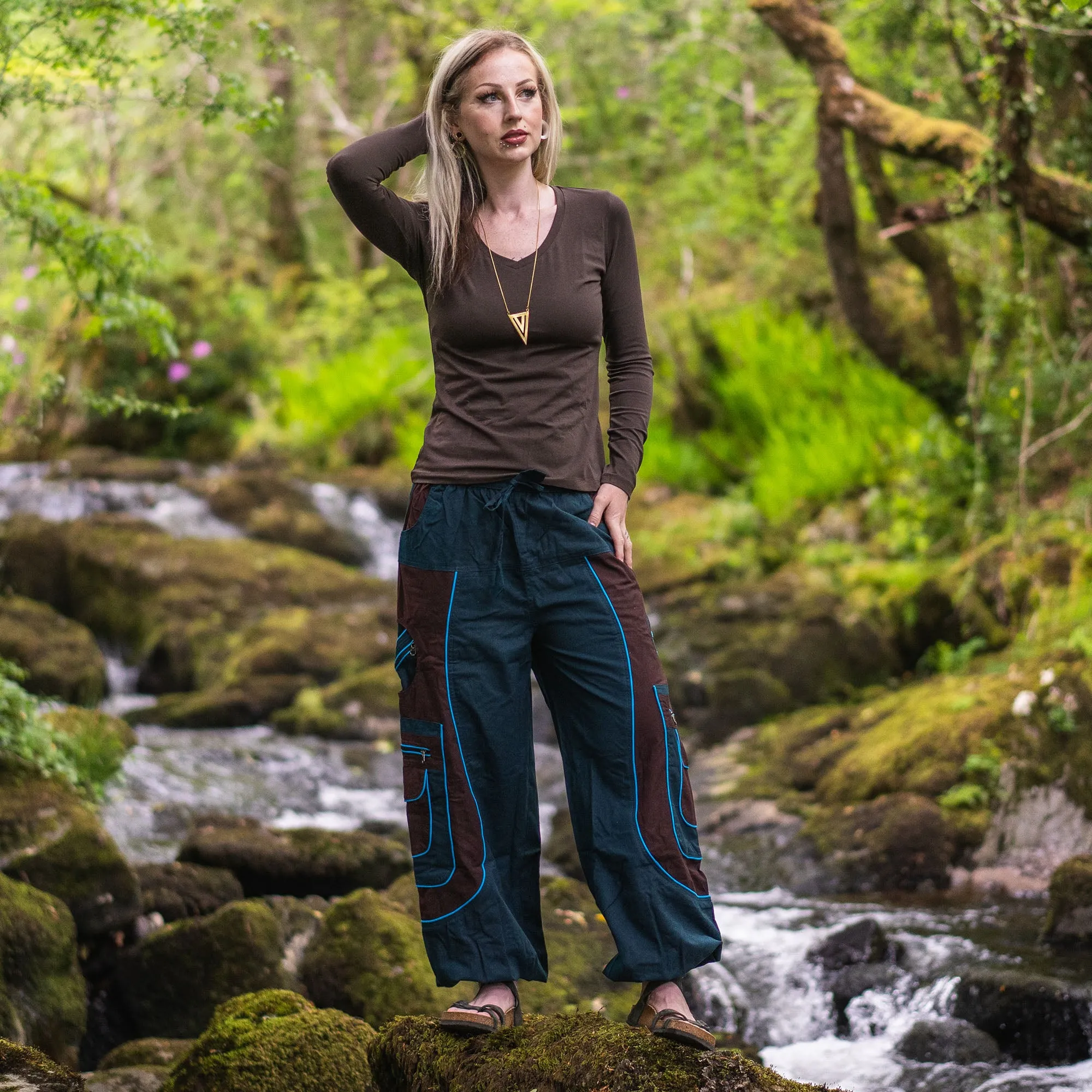 Flower of Life Hippie Pants