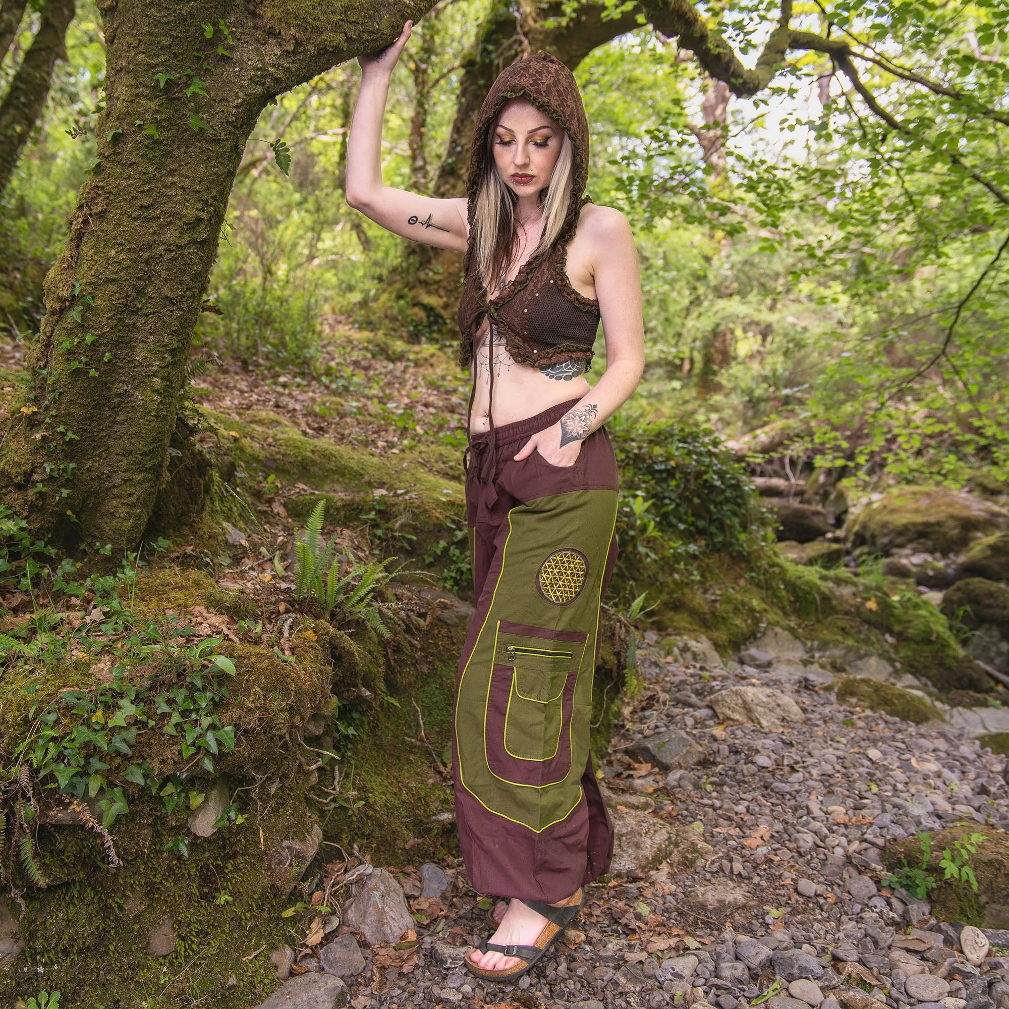 Flower of Life Hippie Pants