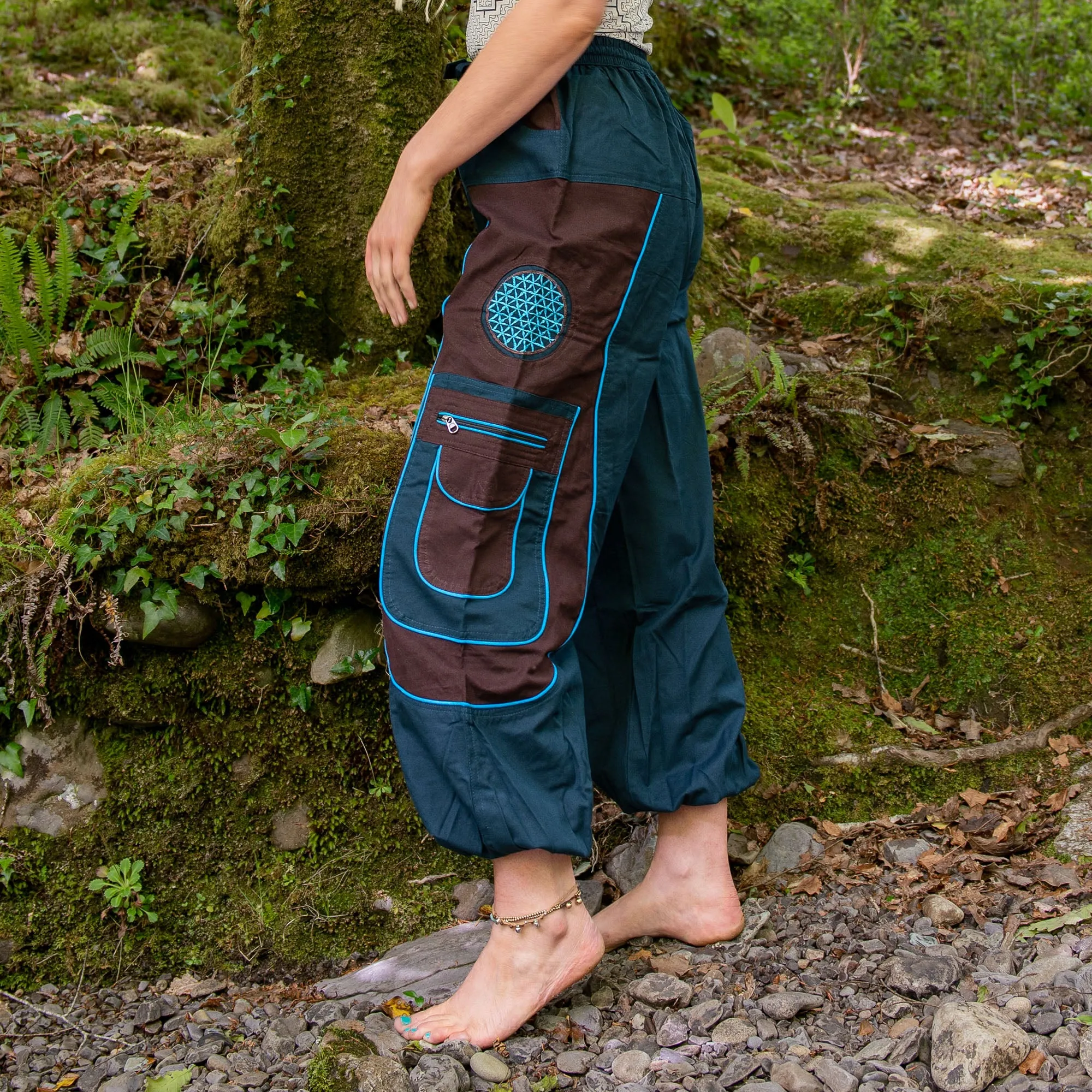 Flower of Life Hippie Pants