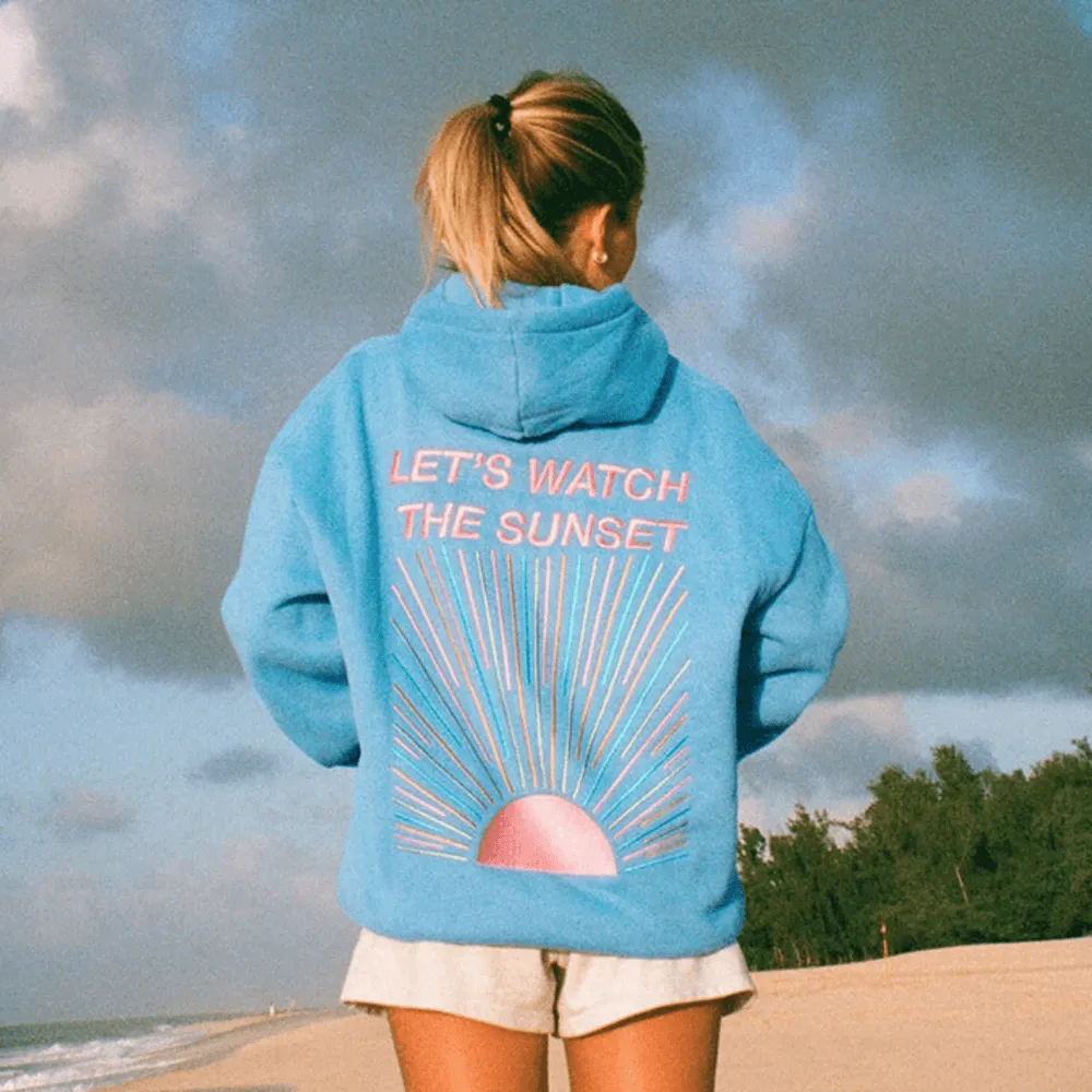 Liv | Sunset hoodie sweater