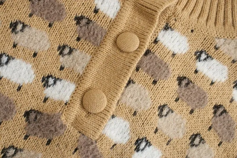 LOOSE JACQUARD KNITTED SWEATER