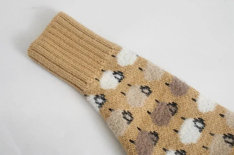 LOOSE JACQUARD KNITTED SWEATER