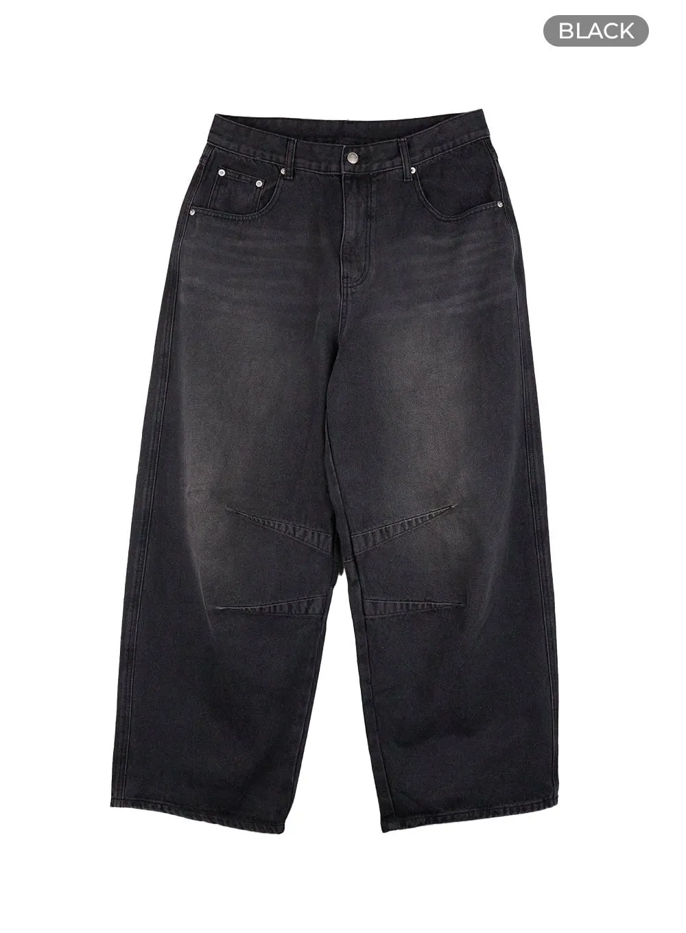 Men's Pintuck Loose Fit Jeans CL429