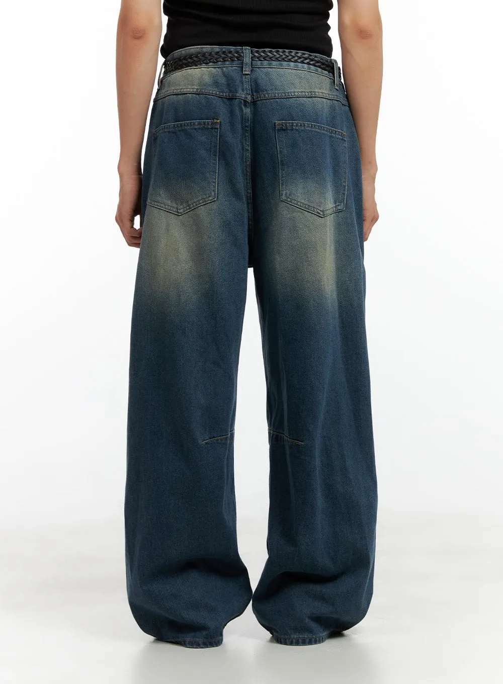 Men's Pintuck Loose Fit Jeans CL429