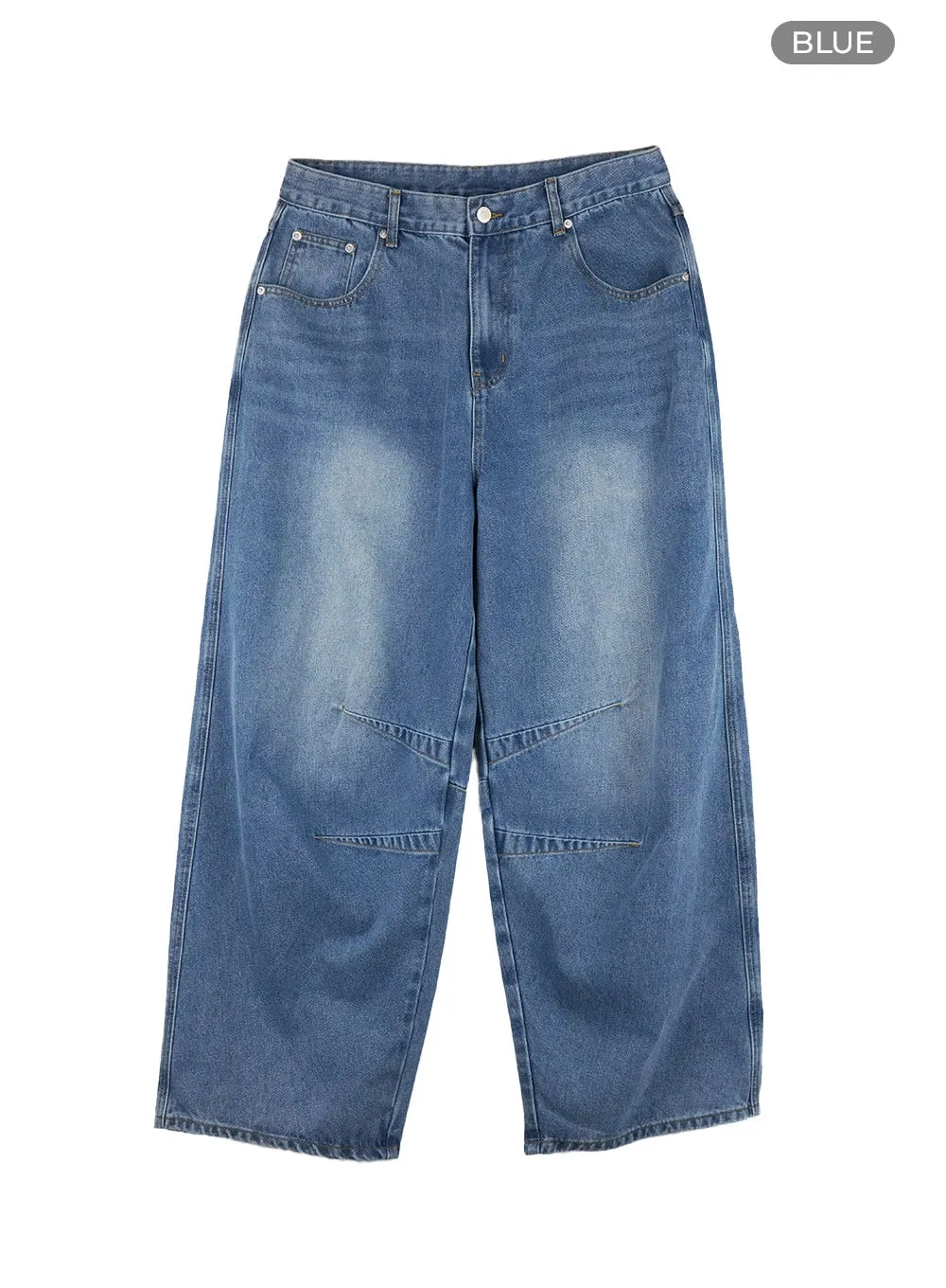 Men's Pintuck Loose Fit Jeans CL429