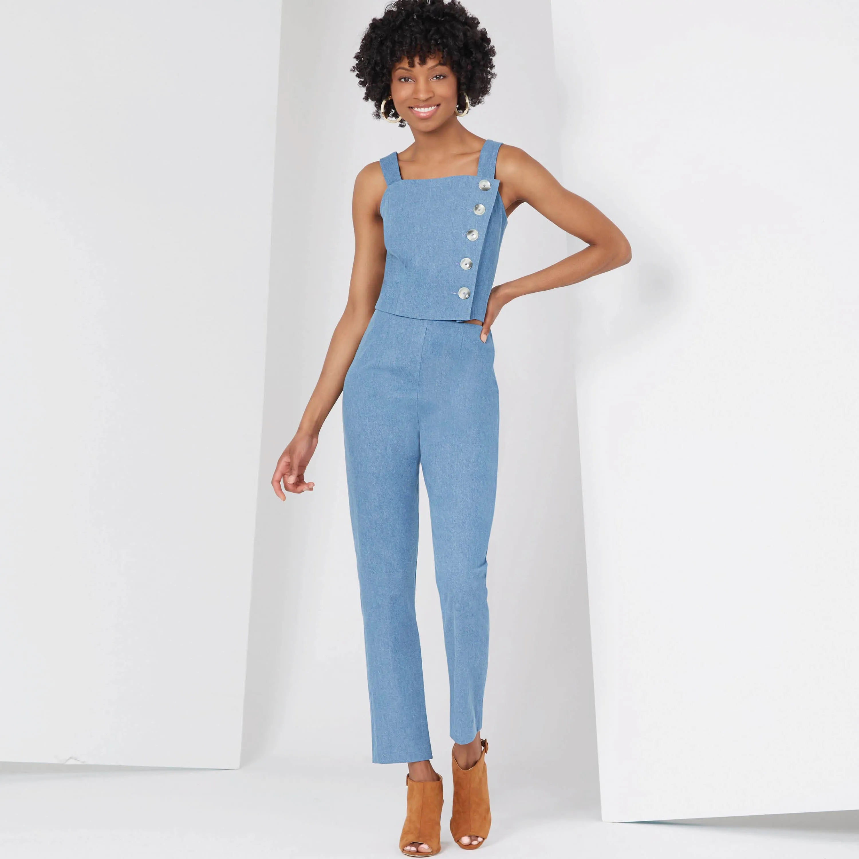 New Look Sewing Pattern N6627 - Misses' Top, Skirt and Trousers