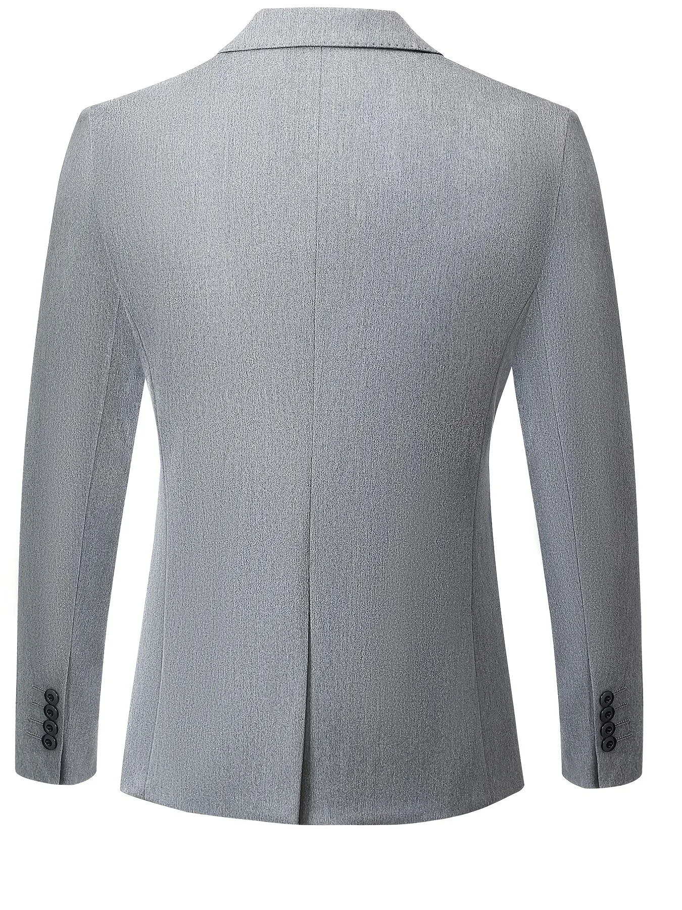 Riolio Men's Gentleman V-neck Blazers For Formal Occasion Party Performance Business
