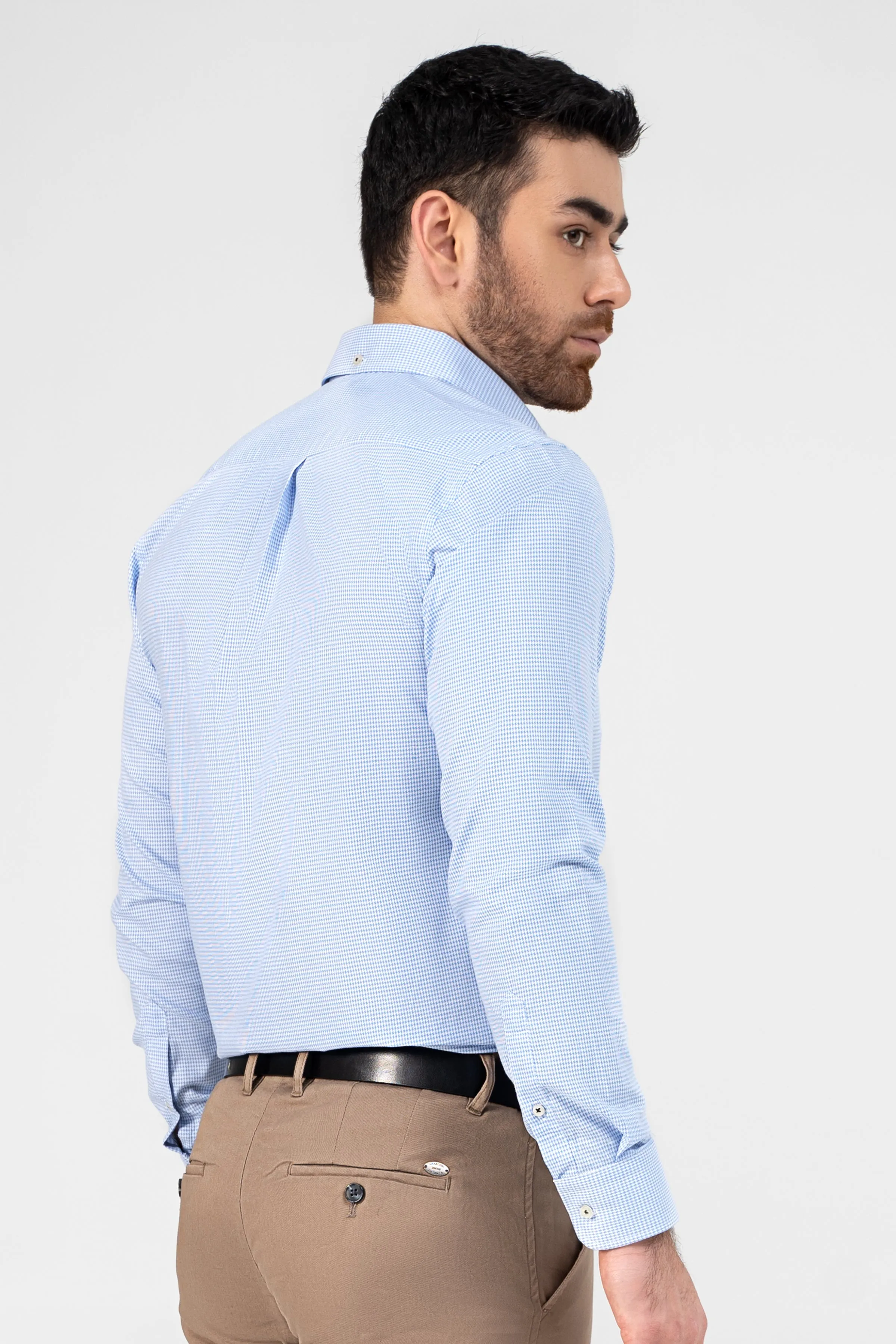 SMART SHIRT BLUE WHITE