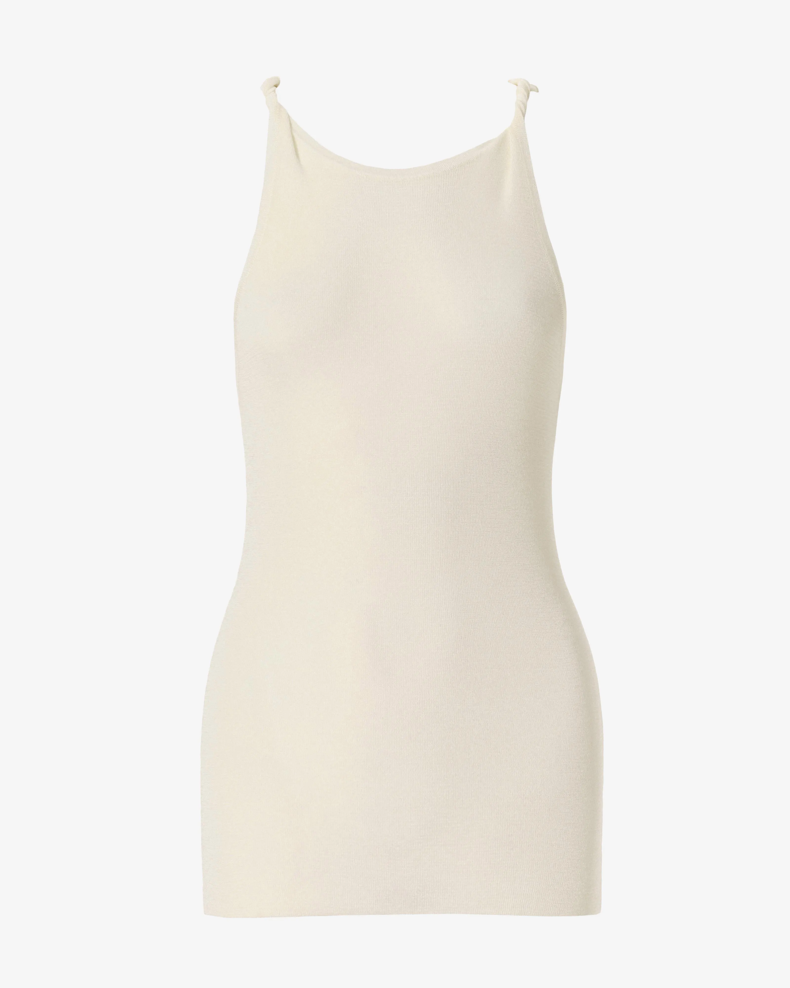 The Twisted Singlet - Ecru