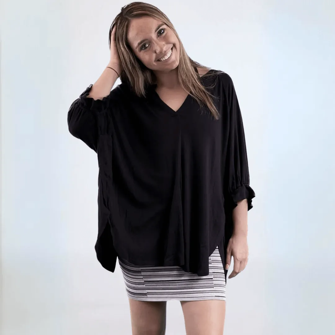 Tulip Tie Back Loose Fit Top CLEARANCE FINAL SALE